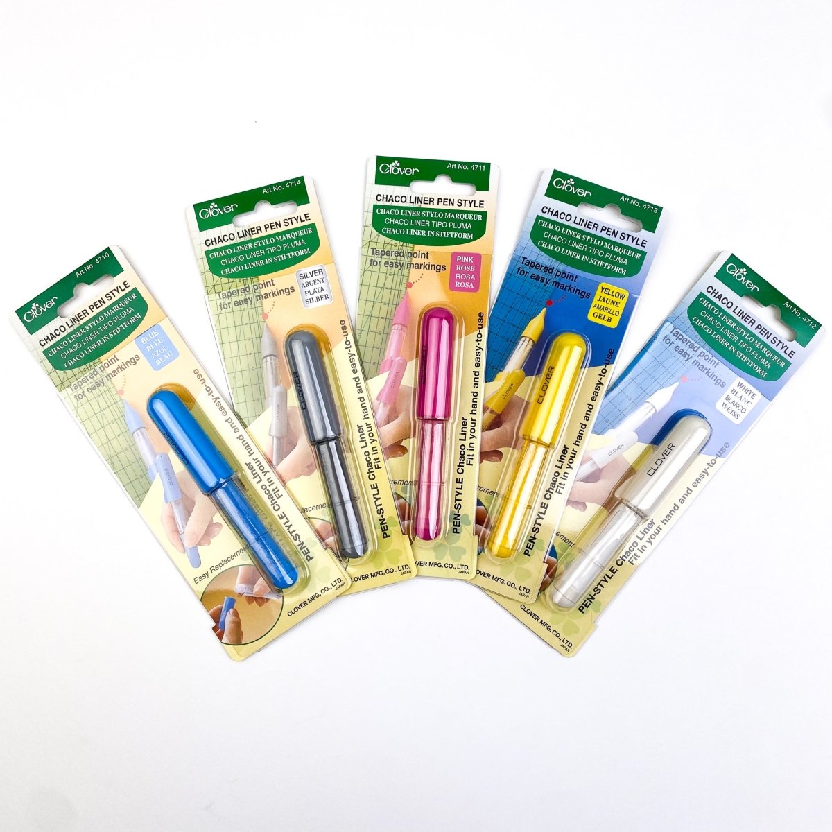 Clover Chaco Liner Pen Style Multiple Colours