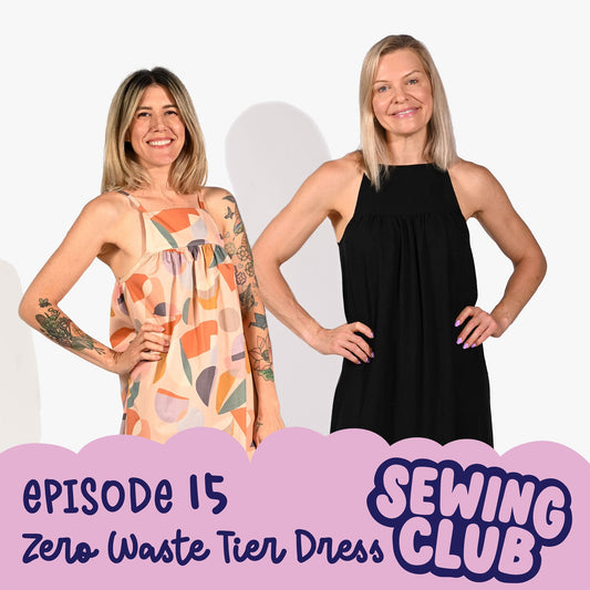 Sewing Club Podcast Ep. 15  Zero Waste Tier Dress By Birgitta Helmersson