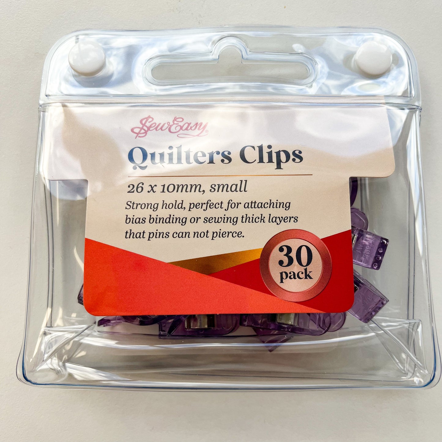 Sew Easy - Quilters Holding Clips Bulk Pack - Small