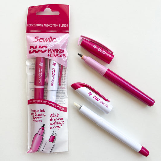 Sewline - DUO Marker & Eraser - various sizes