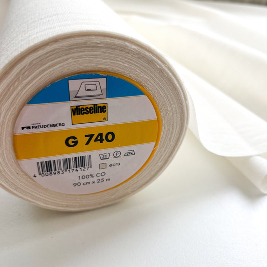 Vilene - Fusible Medium-weight Woven Interfacing - G740 - Ecru