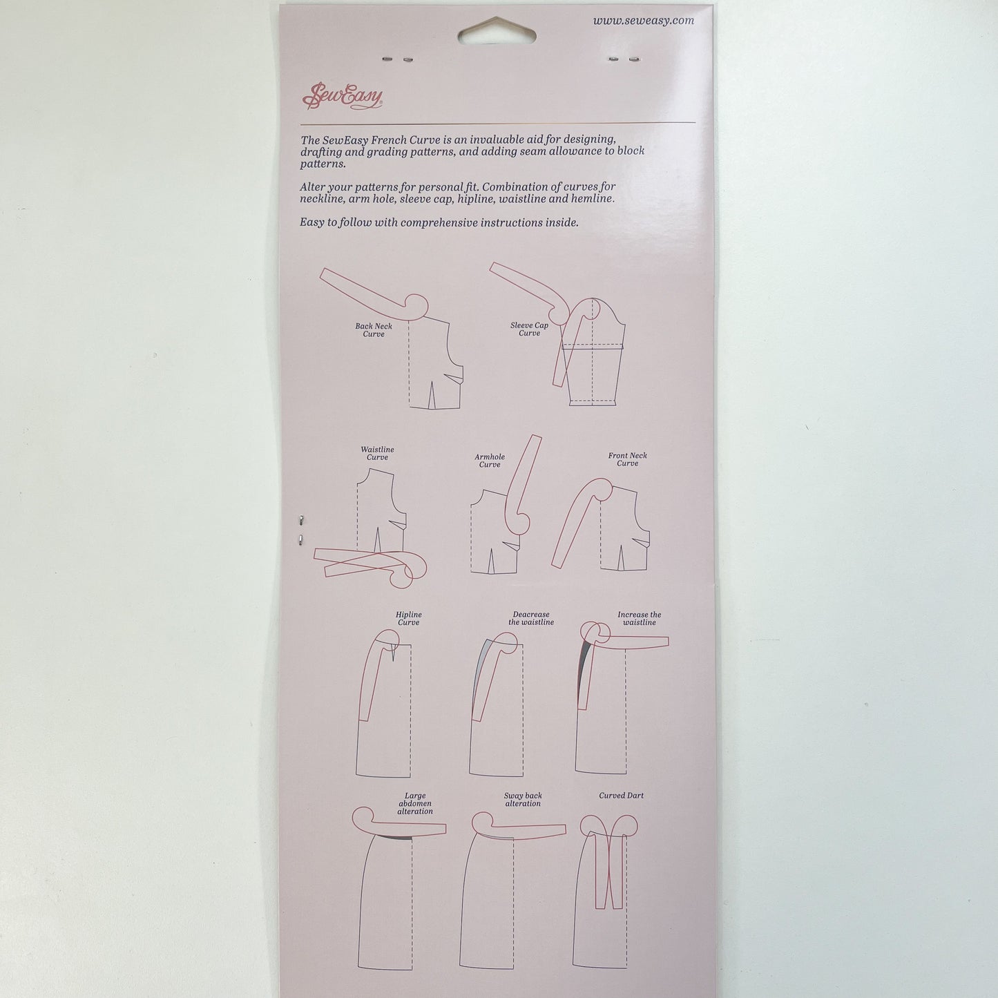 Sew Easy - Imperial French Curve