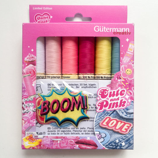 Gutermann - Cute and Pink Limited Edition Thread Packs