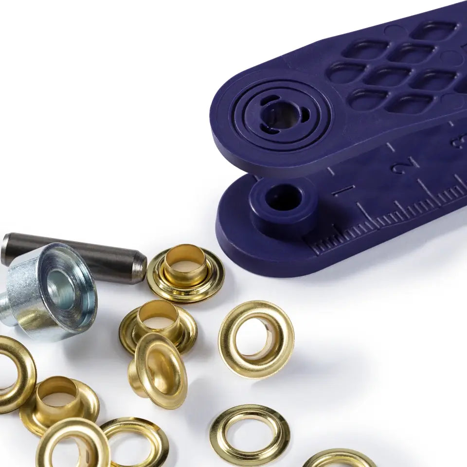 Prym  - Eyelets with Washers - Gold Brass - 4 Sizes