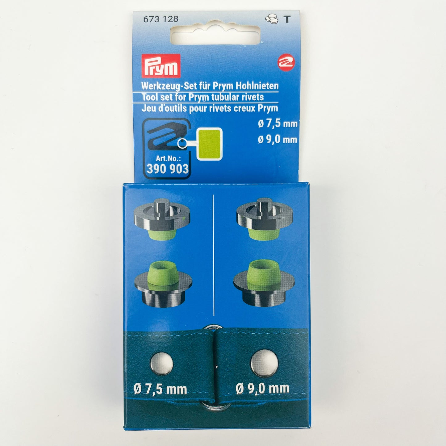 Prym - Tubular Rivet Tools Set - for 7.5mm and 9.0mm